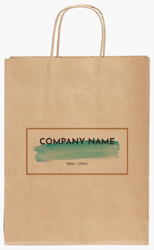 Design Preview for Design Gallery: Bags & Accessories Standard Kraft Paper Bags, 240 x 110 x 310 mm
