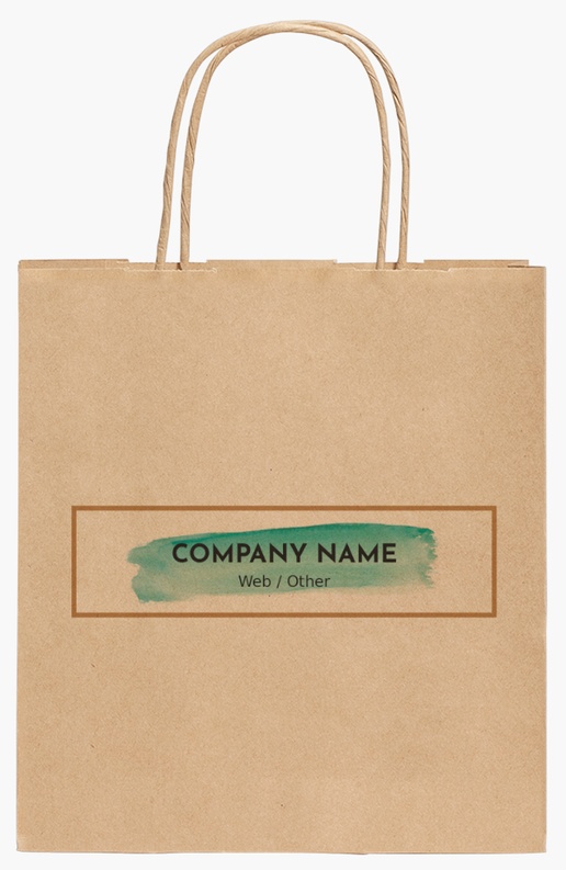 Design Preview for Design Gallery: Bags & Accessories Standard Kraft Paper Bags, 190 x 80 x 210 mm