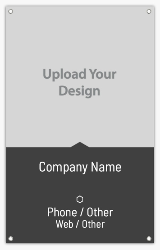 A charcoal vertical gray design for Events with 1 uploads