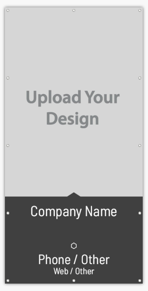 A charcoal vertical gray design for General Party with 1 uploads