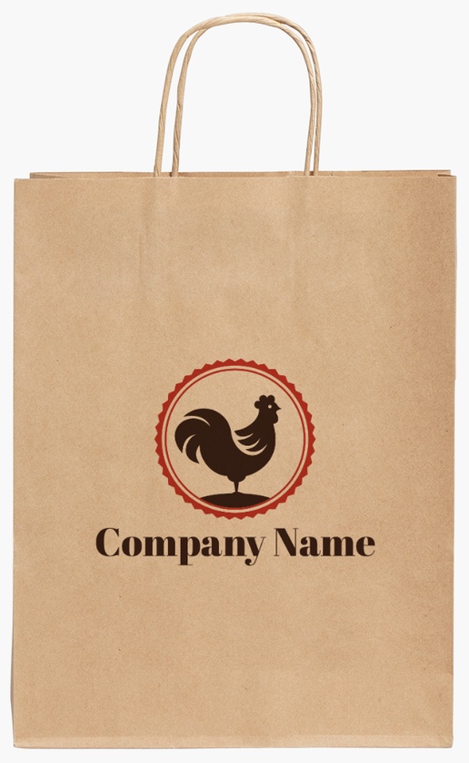 Design Preview for Design Gallery: Agriculture & Farming Standard Kraft Paper Bags, 240 x 110 x 310 mm