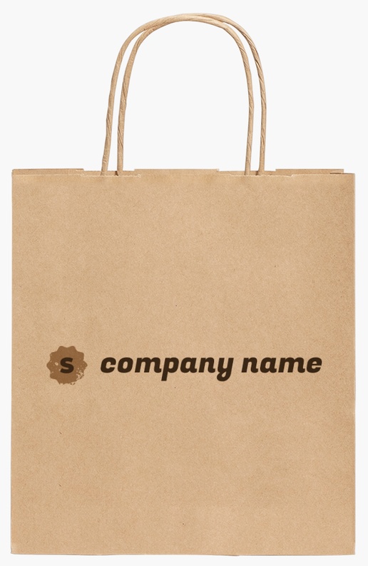 Design Preview for Design Gallery: Carpentry & Woodworking Standard Kraft Paper Bags, 190 x 80 x 210 mm