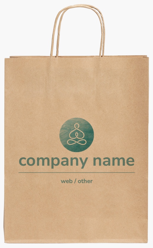 Design Preview for Design Gallery: Conservative Standard Kraft Paper Bags, 24 x 11 x 31 cm
