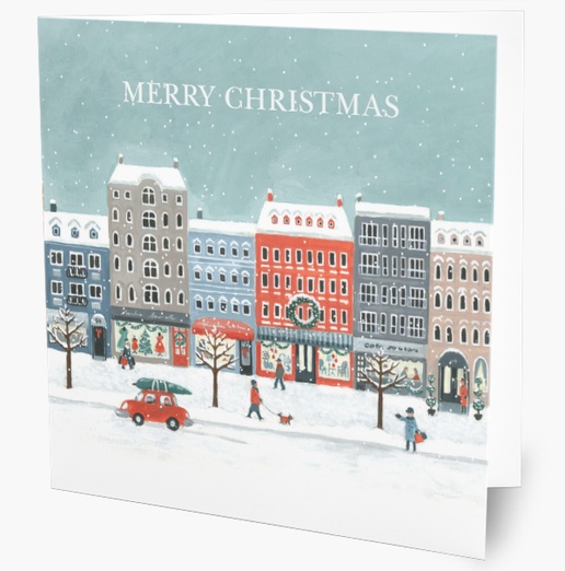 A town snow gray white design for Business