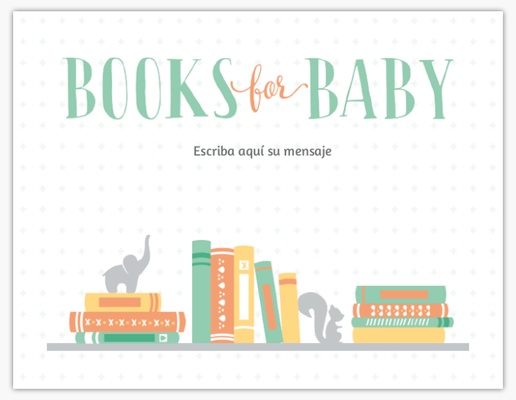 Un estantería libro de bebé diseño blanco gris para Bebés