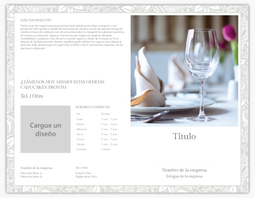 Un foto Organización de bodas diseño blanco gris para Eventos con 1 imágenes