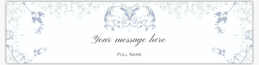Design Preview for Baptism & Christening Vinyl Banners Templates, 2.5' x 10' Indoor vinyl Single-Sided