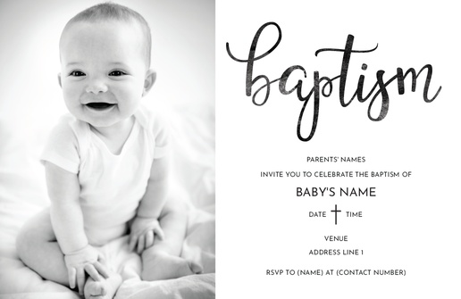 A baby typography white gray design for Gender Neutral with 1 uploads