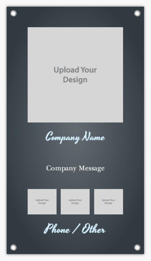 A vertical photo gray design with 4 uploads