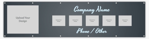A photo grid simple gray design with 6 uploads