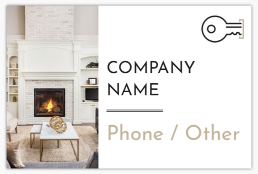 A key real estate agent white gray design for Modern & Simple
