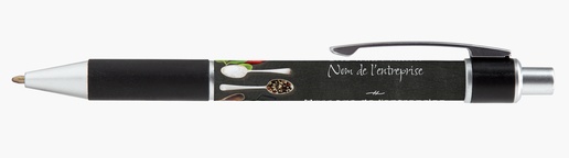 Aperçu du graphisme pour Galerie de modèles : stylos-billes premium pour alimentation et restauration