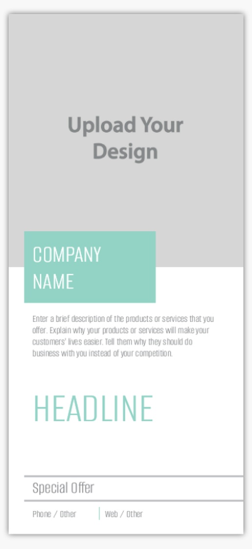 Design Preview for Business Services Custom Rack Cards Templates
