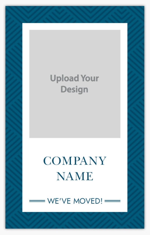 A logo relocation white blue design for Using Your Logo with 1 uploads