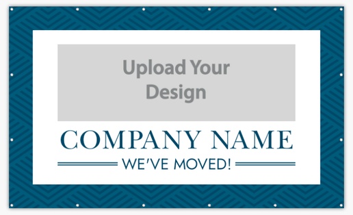 A new business simple white blue design for Upload Your Own Design with 1 uploads