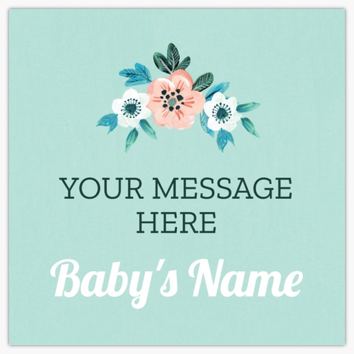 Design Preview for Design Gallery: Baptism & Christening Lawn Signs, 48" x 48" Horizontal