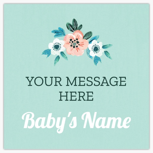 Design Preview for Baby Lawn Signs Templates, 48" x 48" Horizontal