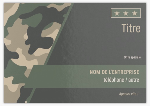 Aperçu du graphisme pour Galerie de modèles : Cartes postales pour Patriotique et militaire, A5 (148 x 210 mm)