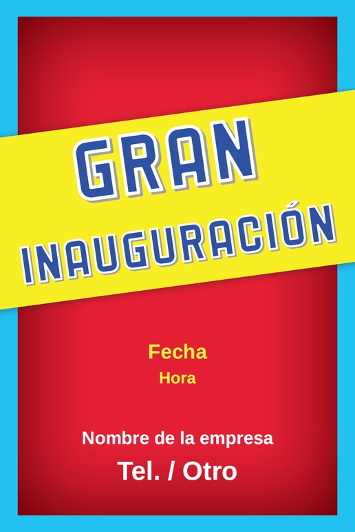 Un uden myymälän avaaminen nueva revista otwarcia diseño rojo amarillo para Inauguraciones
