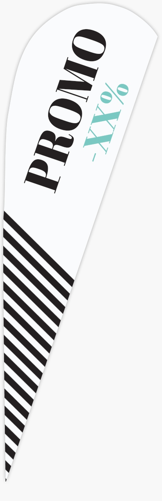 Aperçu du graphisme pour Galerie de modèles : drapeaux plume pour chaussures, Goutte d’eau 2,8 m 