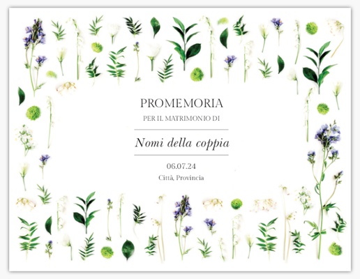 Anteprima design per Galleria di design: Biglietti Save the date per Primavera, 13,9 x 10,7 cm