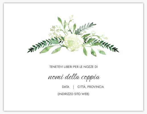 Anteprima design per Biglietti Save the date, 13,9 x 10,7 cm