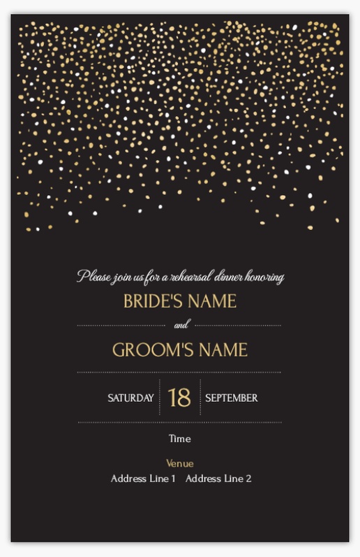 A プログラム convite do casamento gray design for Winter