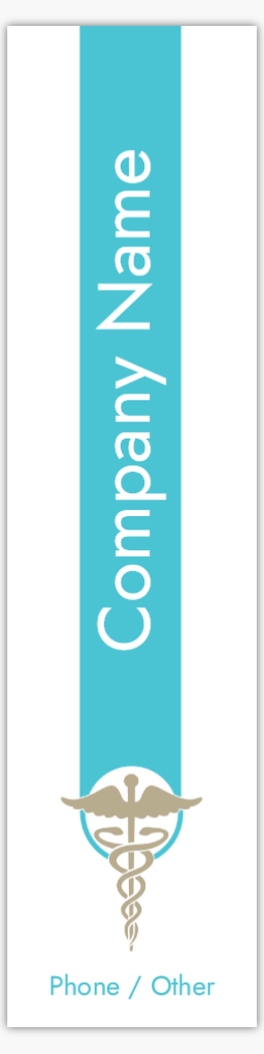 A logo médical marchio medico blue cream design