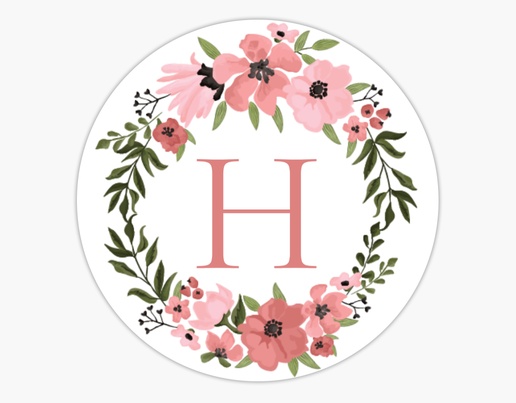Un botánicos floral diseño blanco rosa para Eventos