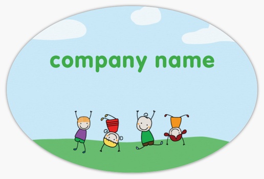 Design Preview for Elementary Schools Roll Labels Templates, 2" x 3"