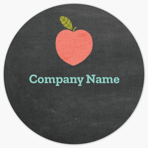 Design Preview for Elementary Schools Roll Labels Templates, 1.5" x 1.5"