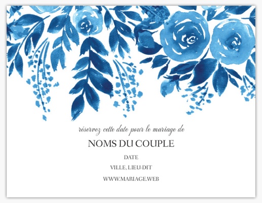 Aperçu du graphisme pour Galerie de modèles : cartes « save the date » pour fleurs, 13,9 x 10,7 cm