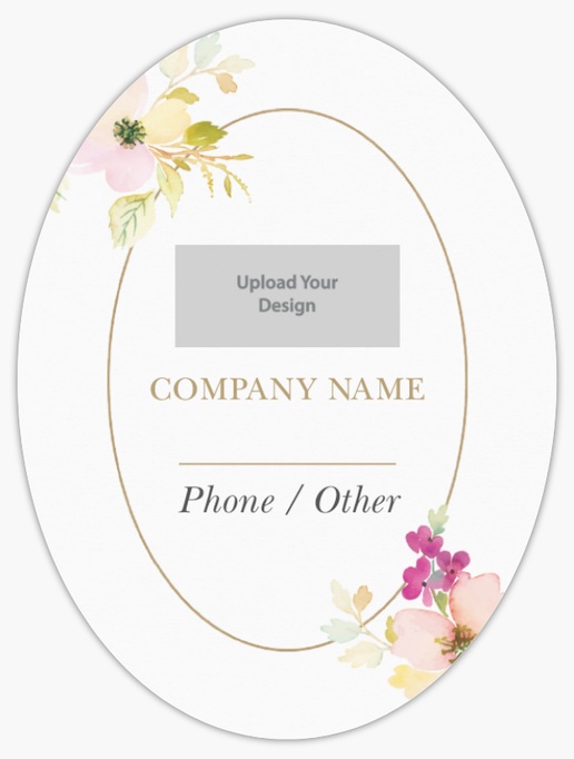 Design Preview for Beauty Consulting & Pampering Roll Labels Templates, 3" x 4"