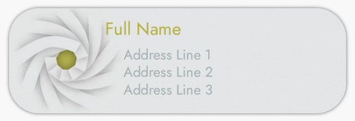 Design Preview for Design Gallery: Technology Return Address Labels, White Paper