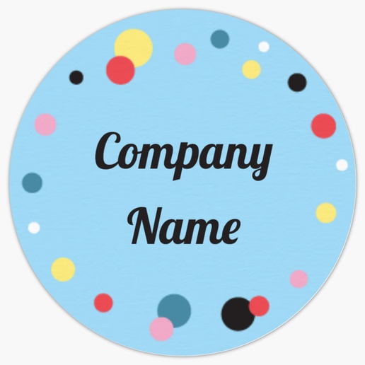 Design Preview for Elementary Schools Roll Labels Templates, 1" x 1"