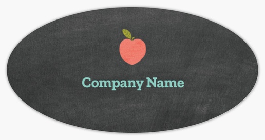 Design Preview for Elementary Schools Roll Labels Templates, 1" x 2"