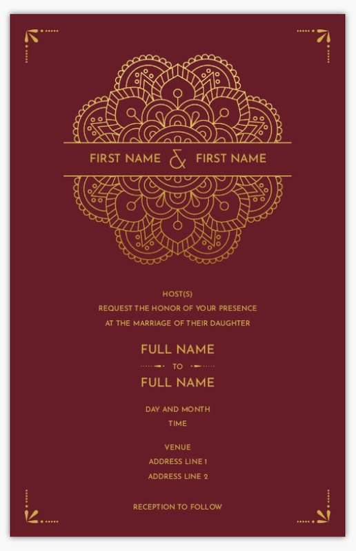 Design Preview for Design Gallery: Destination Wedding Invitations, Flat 21.6 x 13.9 cm