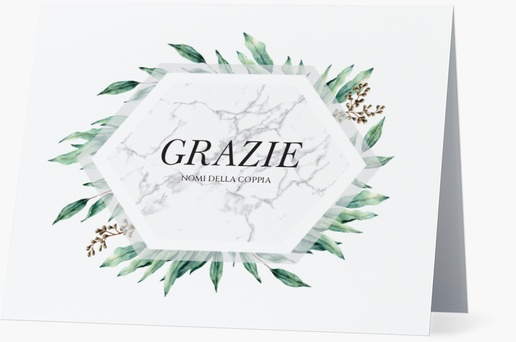 Anteprima design per Galleria di design: biglietti di congratulazioni per verdeggiante, Piegato 13,9 x 10,7 cm