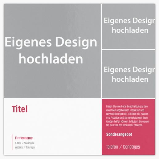 Designvorschau für Designgalerie: Postkarten Dezent, Quadratisch (148 x 148 mm)