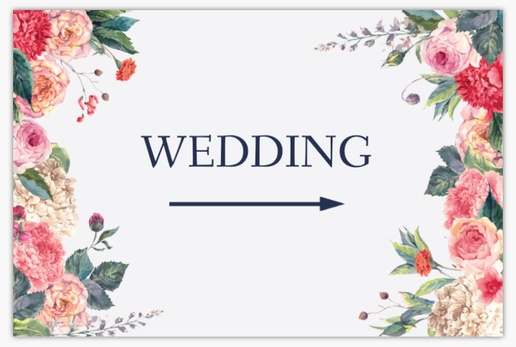 Design Preview for Wedding Events Lawn Signs Templates, 18" x 27" Horizontal