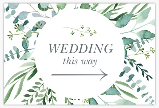 A programa de boda 結婚式のプログラム white gray design for Wedding