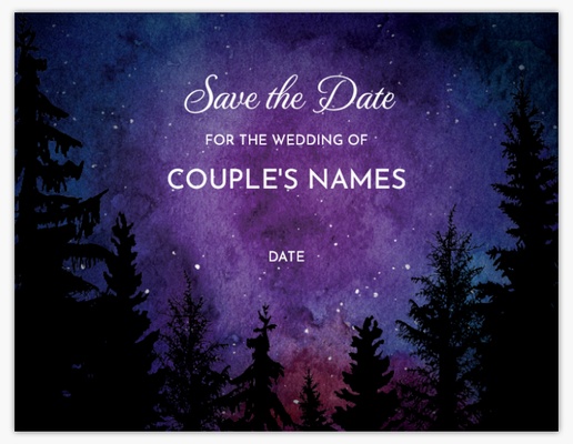Design Preview for Design Gallery: Fun & Whimsical Save The Date Cards, Flat 10.7 x 13.9 cm