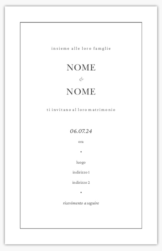Anteprima design per Galleria di design: partecipazioni di matrimonio per minimal, Piatto 18.2 x 11.7 cm