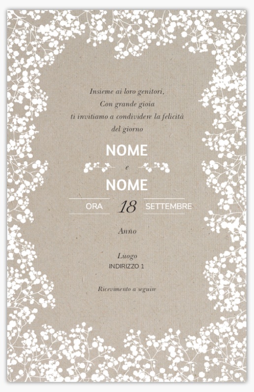 Anteprima design per Galleria di design: partecipazioni di matrimonio per fascino rustico, Piatto 21.6 x 13.9 cm
