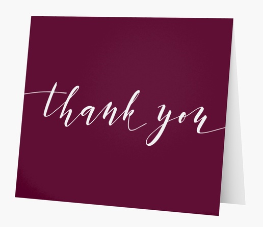 Design Preview for Graduation Custom Thank You Cards Templates, Folded 5.5" x 4"