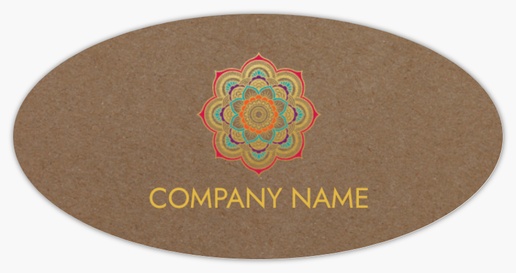 A metallic kraft paper brown design for General Party