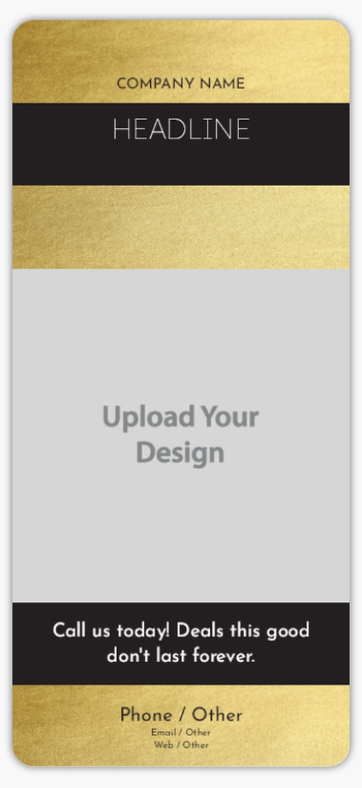 A photo vertical yellow design for Modern & Simple with 1 uploads