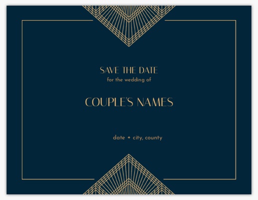 Design Preview for Design Gallery: Save the Date Cards, 13.9 x 10.7 cm