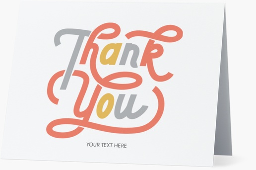 A thank you typography typography white pink design for Events