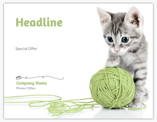A cat cat rescue white cream design for Animals & Pet Care